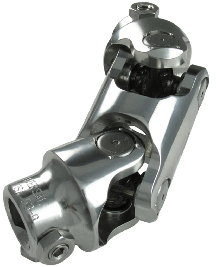 Borgeson Steering U-Joint; Double; Polished Stainless; 3/4DD X 1DD - Main Product View