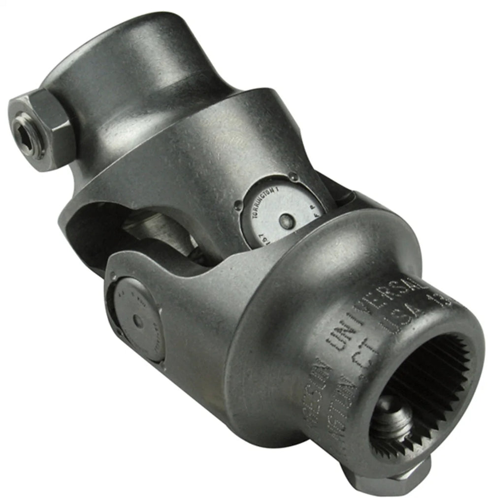 Borgeson Steering U-Joint; Stainless Steel; 1DD X 3/4-30 - Main Product View