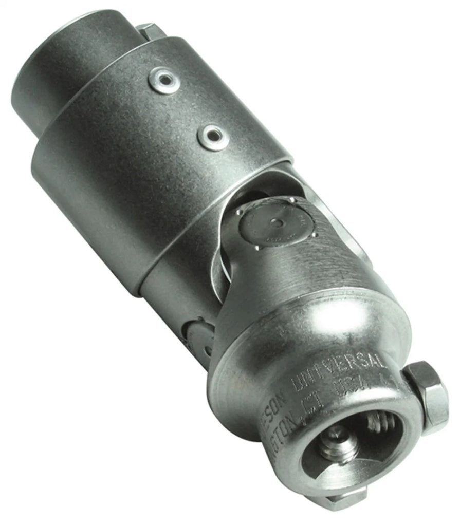 Borgeson Steering U-Joint/Vibration Damper; Stainless Steel; 3/4DD X 13/16-36 - Main Product View