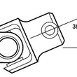 Load image into Gallery viewer, Borgeson Steering Universal Joint; Steel; 1in. Smooth Bore X 3/4 Smooth Bore - Back View