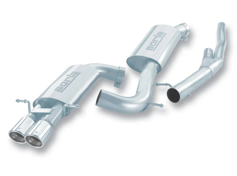 Borla 00-02 Audi S4 2.7L 6cyl AWD SS Catback Exhaust - Side View