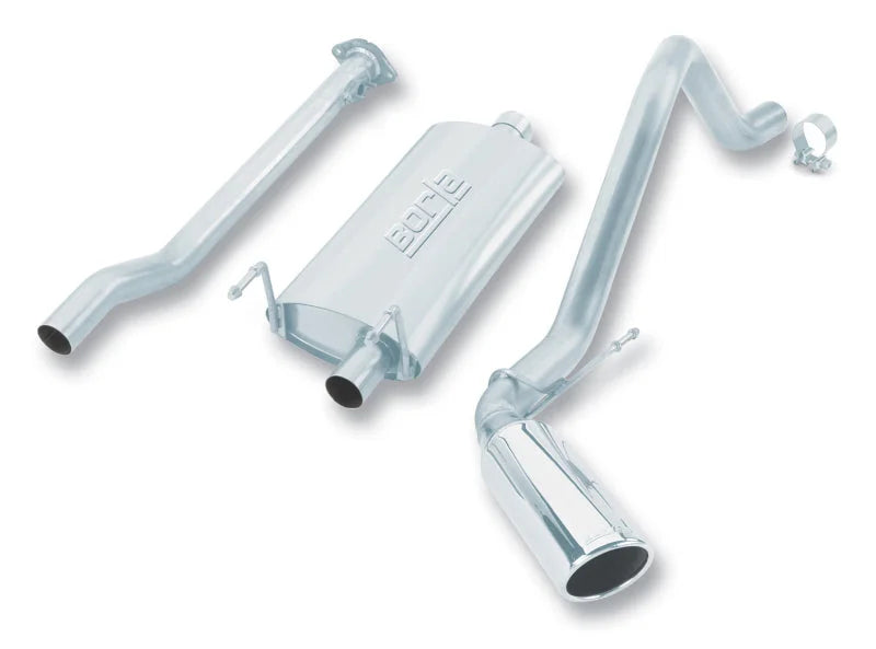 Borla 00-04 Toyota Tacoma Pre-Runner 3.4L V6 4WD 2Dr EC/SB SS Catback Truck Side Exit Exhaust - Side View