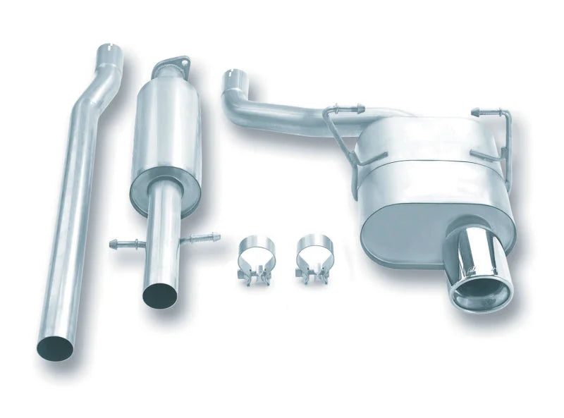 Borla 02-06 Mini Cooper Cat-Back Exhaust - Side View