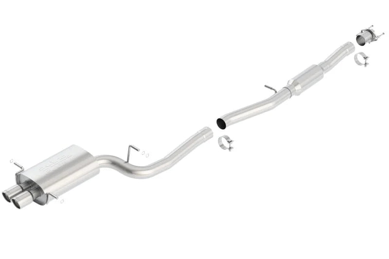 Borla 02-07 WRX Twin Tip Hush Catback Exhaust - Main Product View