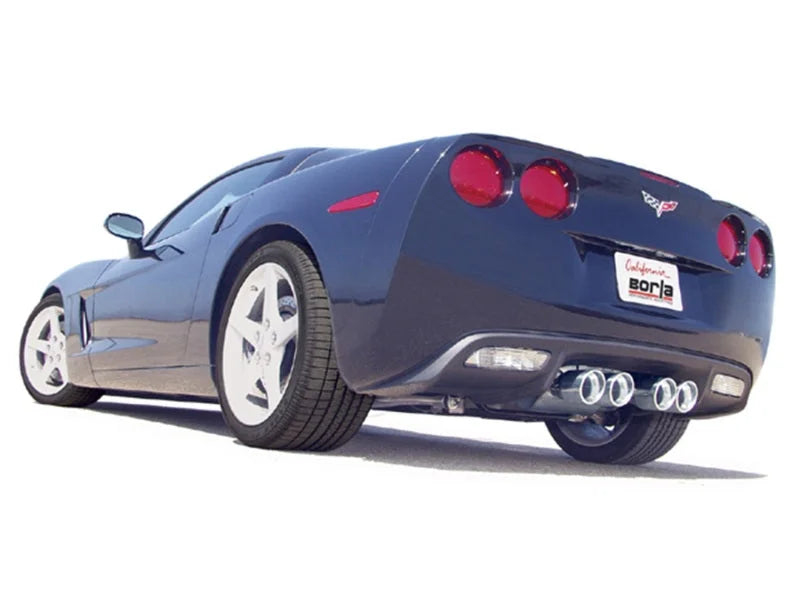 Borla 05-08 Chevrolet Corvette Coupe/Convertible 2dr 6.2L 8cyl AT/MT 6spd ATAK SS Catback Exhaust - Detail View