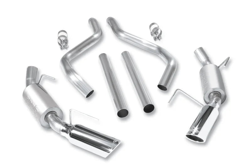 Borla 05-09 Ford Mustang GT/Bullitt ATAK Catback Exhaust - Side View