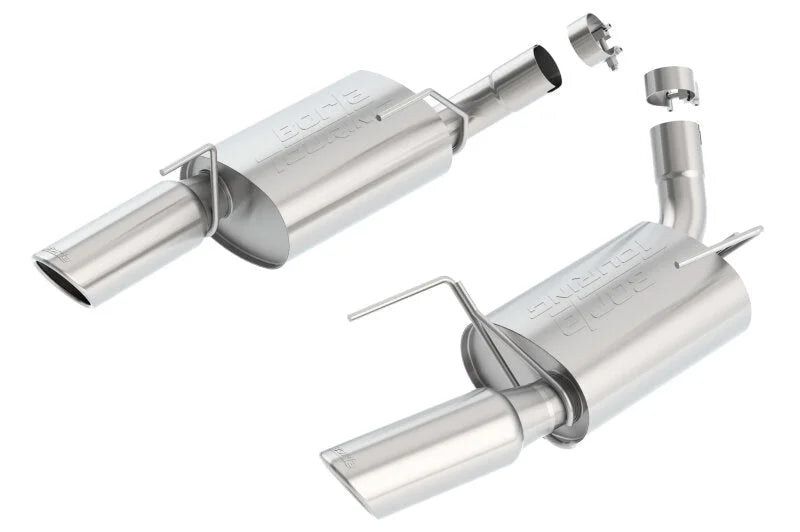 Borla 05-09 Mustang GT 4.6L V8 SS Exhaust (rear section only) - Side View