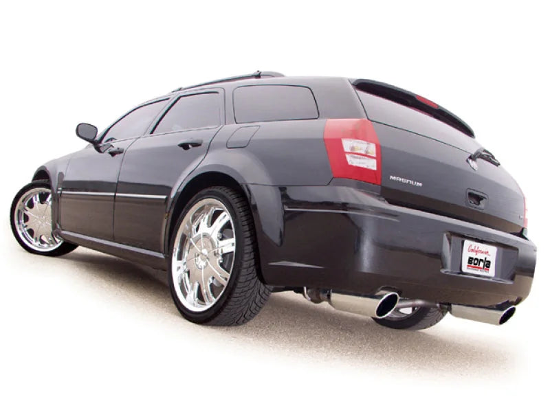 Borla 05-10+ Charger / Magnum / 300C R/T 5.7L Aggressive Catback Exhaust - Back View