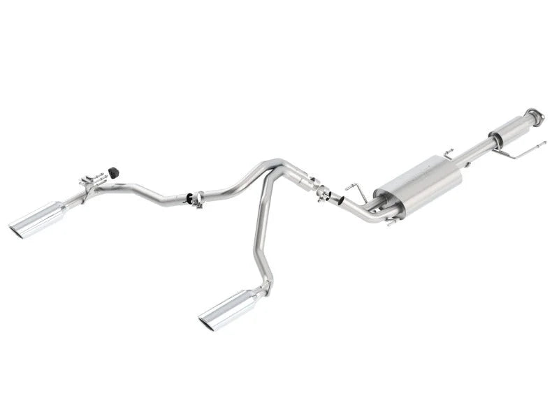 Borla 07-09 Toyota FJ Cruiser 4.0L V6 Catback Exhaust Single Split Rear Exit - Side View