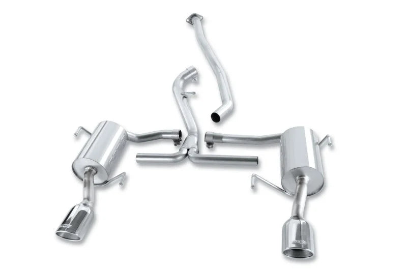 Borla 08-10 Subaru Impreza 2.5i Sedan 4DR SS Catback Exhaust - Side View