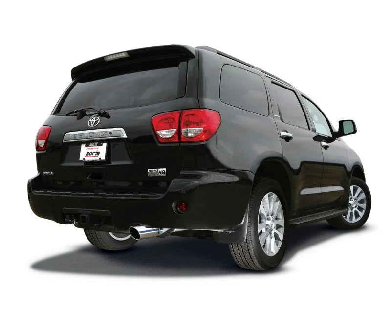 Borla 08-12 Toyota Sequoia SR5/Platinum/Ltd 5.7L 8cyl AT 6spd RWD/4WD SS Catback Exhaust - Detail View