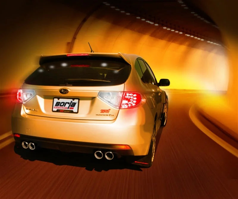 Borla 08-14 Subaru STi / 11-14 WRX Catback Exhaust - Side View