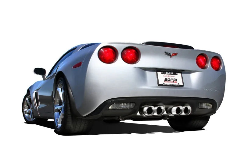 Borla 09-12 Chevy Corvette C6 Coupe/Convertible 6.2L 8cyl Aggressive ATAK Exhaust - Installation View