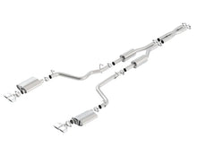 Load image into Gallery viewer, Borla 09-14 Dodge Challenger R/T 5.7L RWD 2Dr. Dual Rctgl. Angle S-Type CB Exhaust - Rear Split Exit - Side View