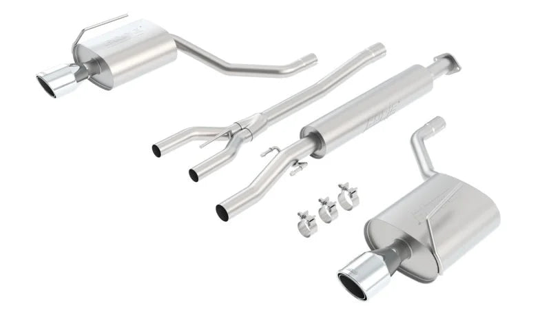 Borla 09-14 Nissan Maxima Sedan 4Dr 3.5L AT FWD SS Catback Exhaust - Side View