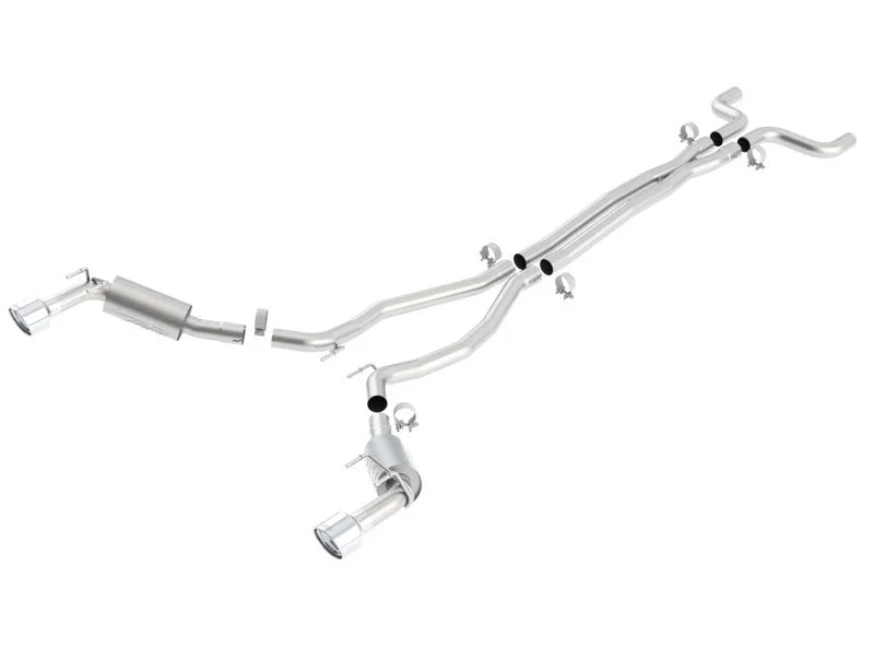 Borla 10-13 Chevy Camaro SS 6.2L 8cyl Aggressive Catback Exhaust - Main Product View
