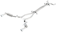 Load image into Gallery viewer, Borla 10-13 Chevy Camaro SS 6.2L 8cyl Aggressive Catback Exhaust - Side View