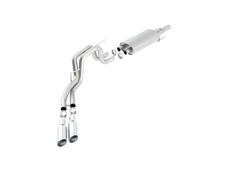 Borla 10-14 Ford F-150 SVT Raptor 6.2L-8cyl SS Catback Exhaust - Side View