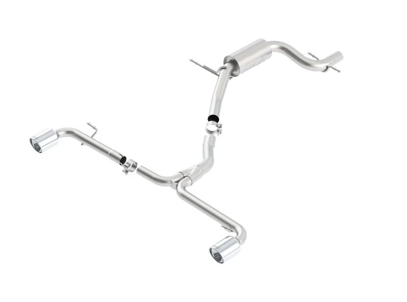 Borla 10-14 VW GTI Base 2.0L 4cyl Catback Exhaust - Side View