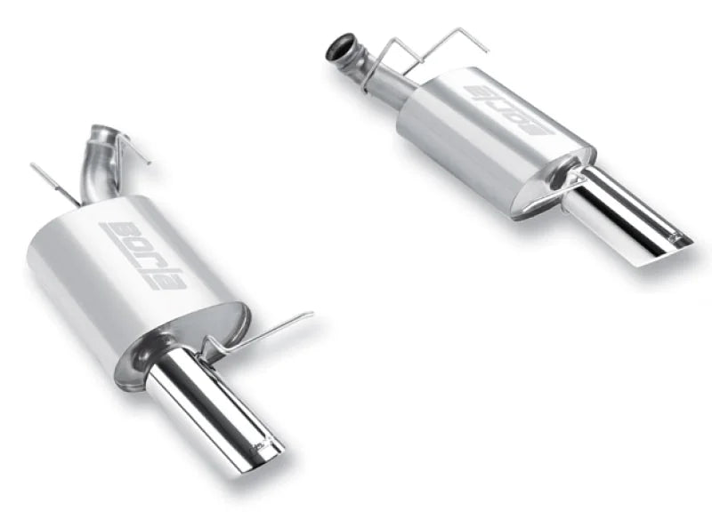 Borla 11-12 Ford Mustang GT 5.0L 8cyl 6spd RWD S-Type Exhaust (rear section only) - Side View