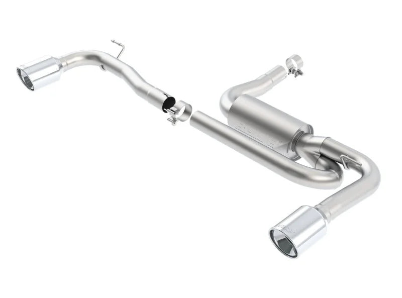 Borla 11-12 Mini Cooper Countryman S 1.6L 4 cyl SS Exhaust (REAR SECTION ONLY) - Side View