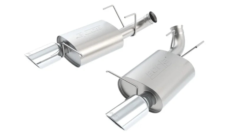 Borla 11-12 Mustang Shelby GT500 2dr 5.4L 8cyl S-Type SS Exhaust (rear section only) - Side View