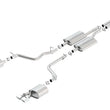 Load image into Gallery viewer, Borla 11-14 Dodge Challenger 3.6L AT/MT RWD 2Dr Single Split Rear Exit Rectangle Tip Catback Exhaust - Side View
