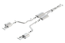 Load image into Gallery viewer, Borla 11-14 Dodge Challenger 3.6L AT/MT RWD 2Dr Single Split Rear Exit Rectangle Tip Catback Exhaust - Side View