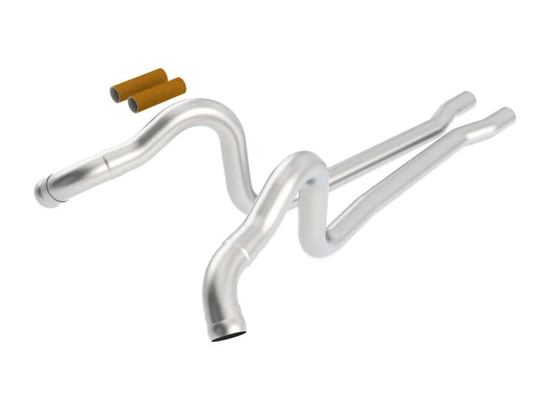 Borla 11-14 Ford Mustang GT/GT500 5.0L/5.4L/5.8L AT/MT RWD 2dr X Pipes - Side View