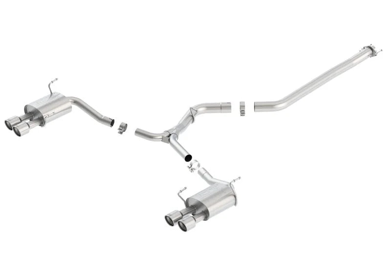 Borla 11-14 Subaru Impreza WRX/STI Sedan 4dr ATAK SS Catback Exhaust - Main Product View