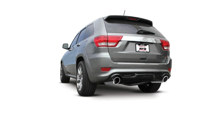 Borla 12-13 Jeep Grand Cherokee SRT8 6.4L 8cyl Aggressive ATAK Exhaust (rear section only) - Installation View