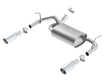 Load image into Gallery viewer, Borla 12-14 Jeep Wrangler JK 2Dr &amp; 4Dr Rear Section ATAK Single Sqaure Rolled Angle-Cut Exit Exhaust - Main Product View