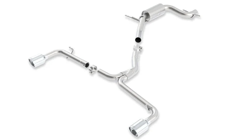 Borla 12-14 Volkswagen Bettle Turbo Hatchback 2.0L 4cyl SS Catback Exhaust - Side View