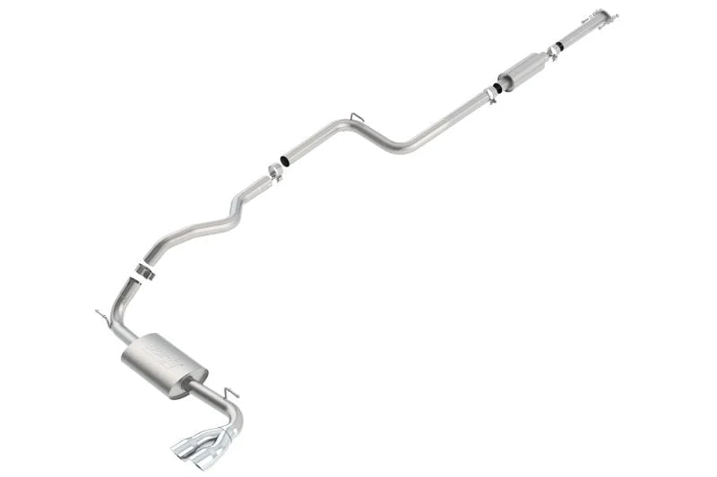 Borla 12-16 Ford Focus SE Hatchback w/o Sport Package 2.0L 4cyl SS Catback Exhaust - Side View