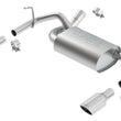 Load image into Gallery viewer, Borla 12-16 Jeep Wrangler 3.6L AT/MT 4WD Single Split Rr Exit Touring Exhaust (rear section only) - Main Product View