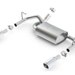 Load image into Gallery viewer, Borla 12-16 Jeep Wrangler 3.6L AT/MT 4WD Single Split Rr Exit Touring Exhaust (rear section only) - Side View
