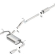 Load image into Gallery viewer, Borla 12-16 Jeep Wrangler JK 3.6L AT/MT 4Wheel 4dr Truck Single Split Rear Exit Catback Exhaust - Side View