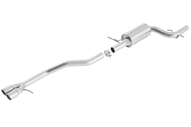 Borla 12 Volkswagen Jetta GLI Sedan 2.0L 4cyl SS Catback Exhaust - Side View