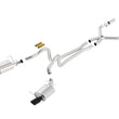 Load image into Gallery viewer, Borla 13-14 Mustang GT/Boss 302 5.0L V8 RWD Single Split Rear Exit ATAK Black Chrome CB Exhaust - Side View