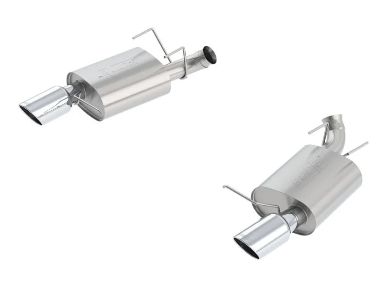 Borla 13-14 Mustang GT/Boss 302 5.0L V8 RWD Single Split Rr Exit S-Type Exhaust (rear section only) - Main Product View