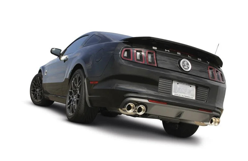 Borla 13-14 Mustang Shelby GT500 GT 5.8L V8 RWD Dual Split Rear Exit ATAK Exhaust Rear Section Only - Installation View