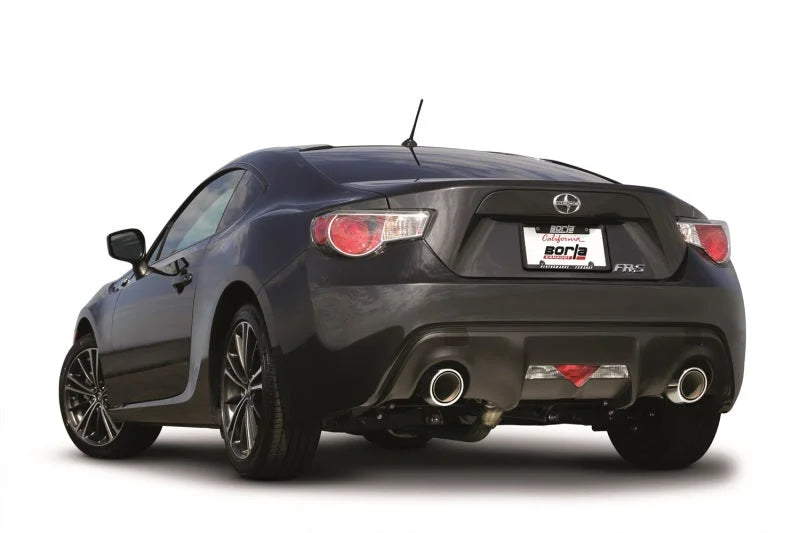 Borla 13-15 Subaru BRZ/Scion FR-S 2.0L 4Cyl RWD Single Split Rr Exit Touring Exh Rear Section Only - Installation View