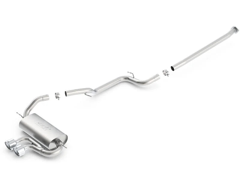 Borla 13-16 Ford Focus ST 5dr Hatchback Catback Exhaust - Side View