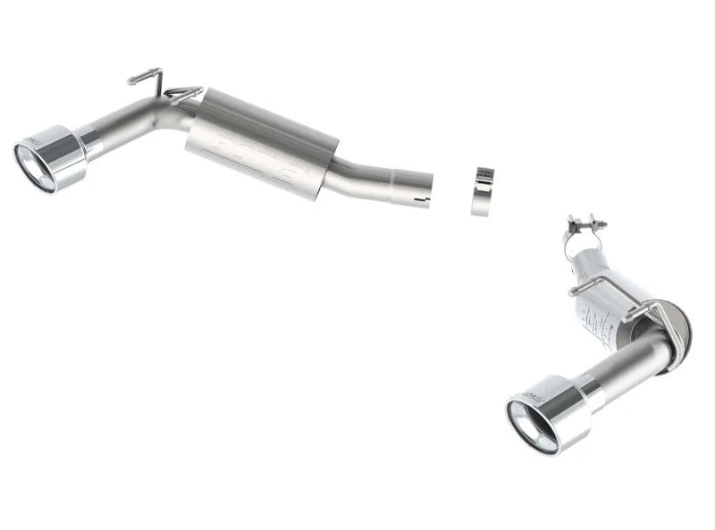 Borla 14-15 Camaro SS 6.2L V8 RWD Single Split Rr Exit S-Type Exhaust (rear section only) - Side View