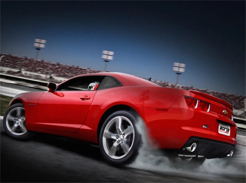 Borla 14-15 Chevy Camaro SS / ZL1 SS Single Catback Exhaust System w/ Single Rear Exit - Detail View