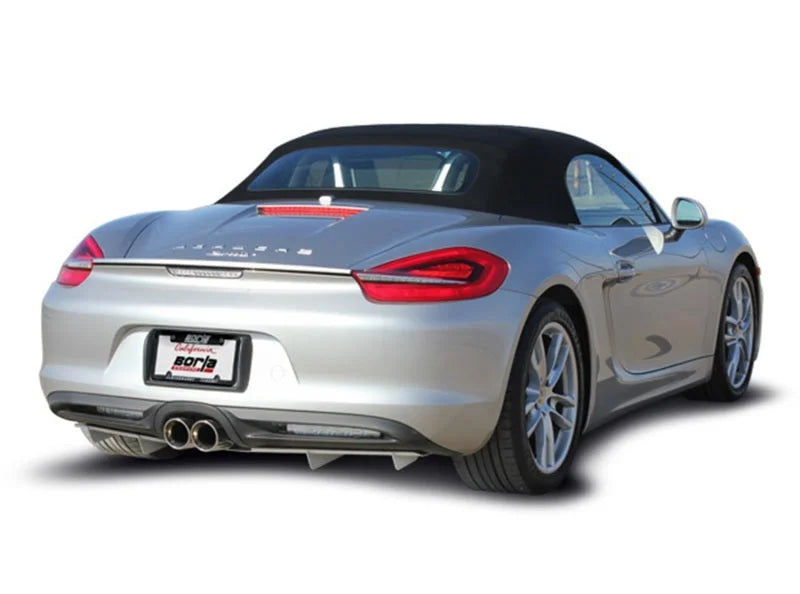 Borla 14-15 Porsche Cayman/Boxster (981) RWD 2Dr Dual Center Rear Exit Catback 4in Tip Exhaust Sys - Detail View