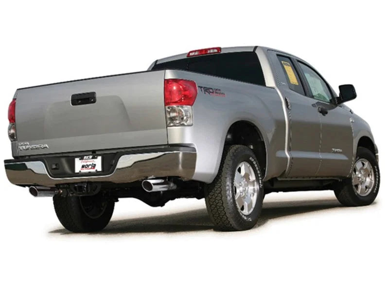 Borla 14-15 Toyota Tundra 4.6L/5.7L Crew Max SB DC SB Touring Cat Back Exhaust Dual Split Rear Exit - Detail View