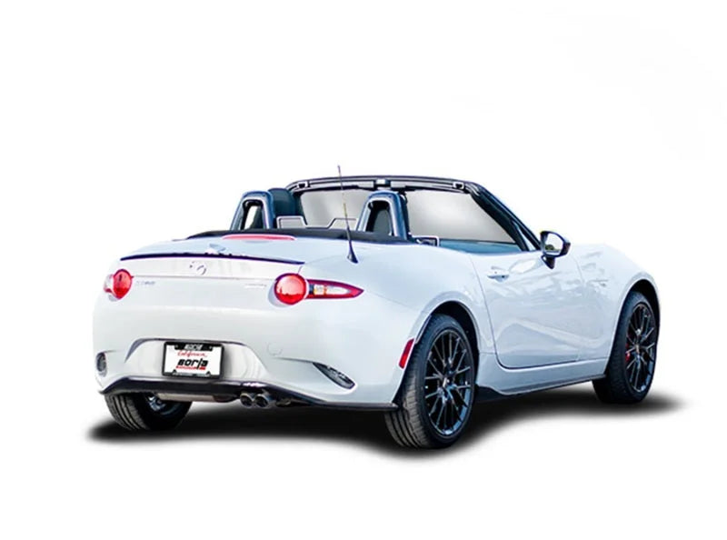 Borla 14-16 Mazda 3 2.0/2.5L AT/MT FWD S-Type Cat-Back Exhaust Single Split Rear Exit - Detail View
