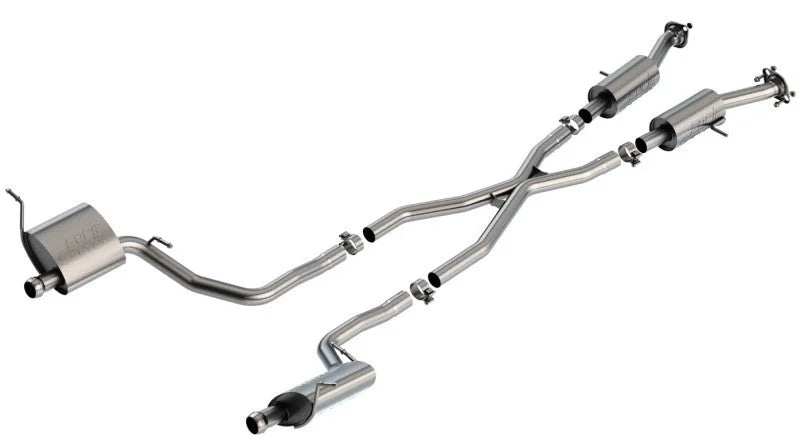 Borla 14-20 Jeep Grand Cherokee High Altitude/Summit 3.6L V6 2/4WD 2.25in S-Type Cat-back - Detail View