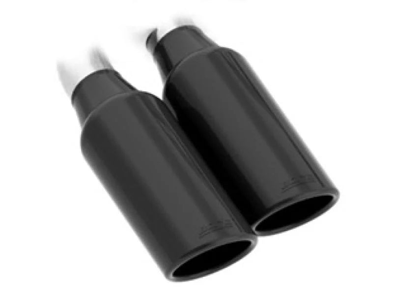 Borla 14+ Chevy Silverad1500 EC STD/CC Short 143.5in WB ATAK Cat-Back Exhaust w/ Black Chrome Tip - Side View